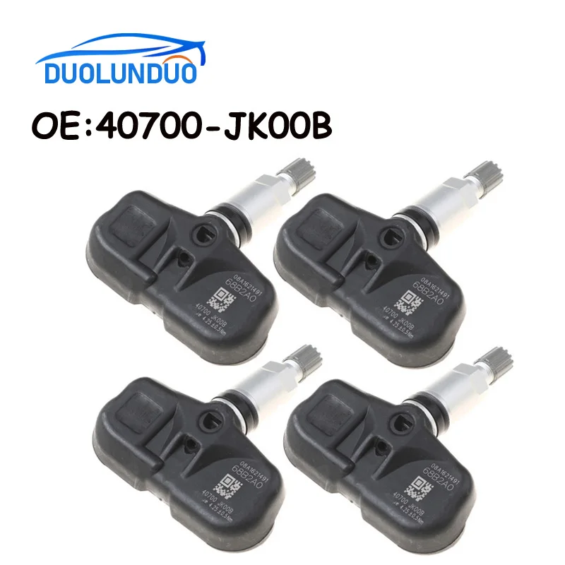 

4PCS New 40700-JK00B TPMS Tire Pressure Monitoring Sensor For Toyota Lexus For Nissan 40700-JK00B 40700JK00B PMV-C813