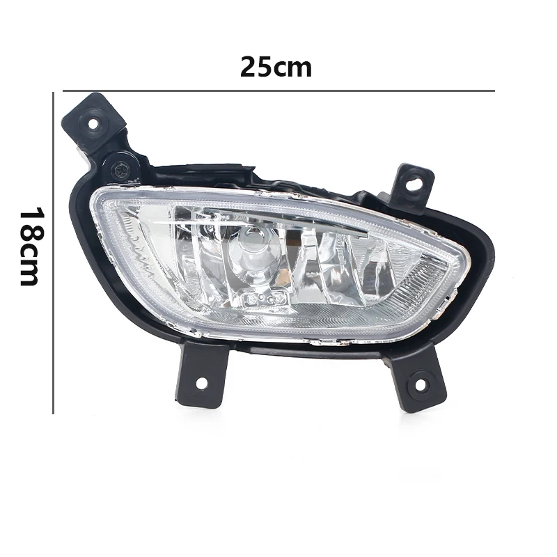 Car headlight Fog Lamp For Kia Rio K2 Sedan 2012 2013 2014 2015  2016 Driving Front Bumper Driving Lamp Fog Light Foglights drl