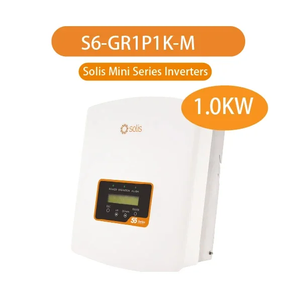 New Arrival  6th generation Solis 1-phase mini-inverters  S6-GR1P1K-M for residential PV installations