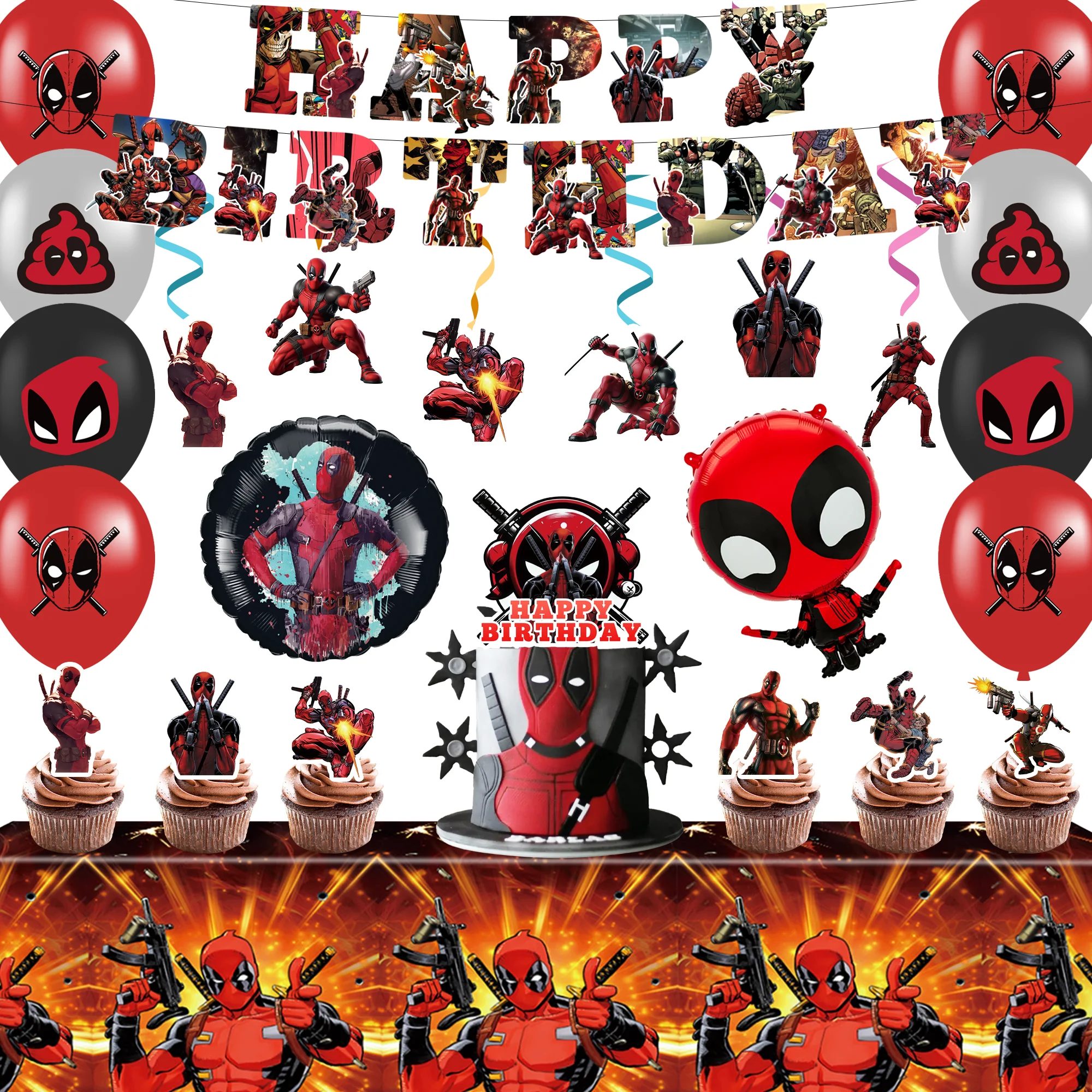 47 Pcs Marvel Deadp…