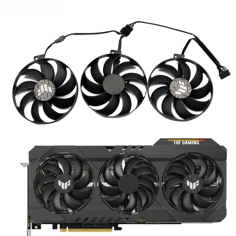 90MM 4Pin GPU Cooling Fan CF9010U12D PLD09210S12H DC12V For ASUS TUF RTX3060 3060Ti 3070 3080 3080Ti 3090 Graphics Video Card