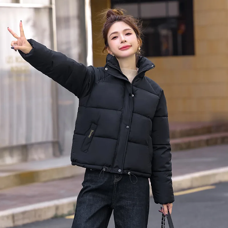 

Women's Autumn Winter Top Coat Cotton Coat Large Size Thickened Fleece Lining Simple Comfortable Casual Niche Versatile Skinny