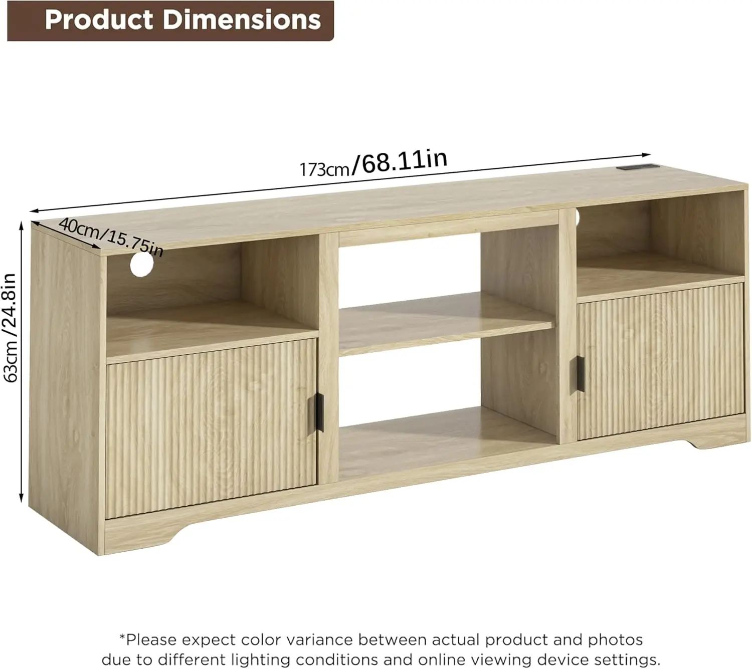 TV Stand for 80 Inch TV,68