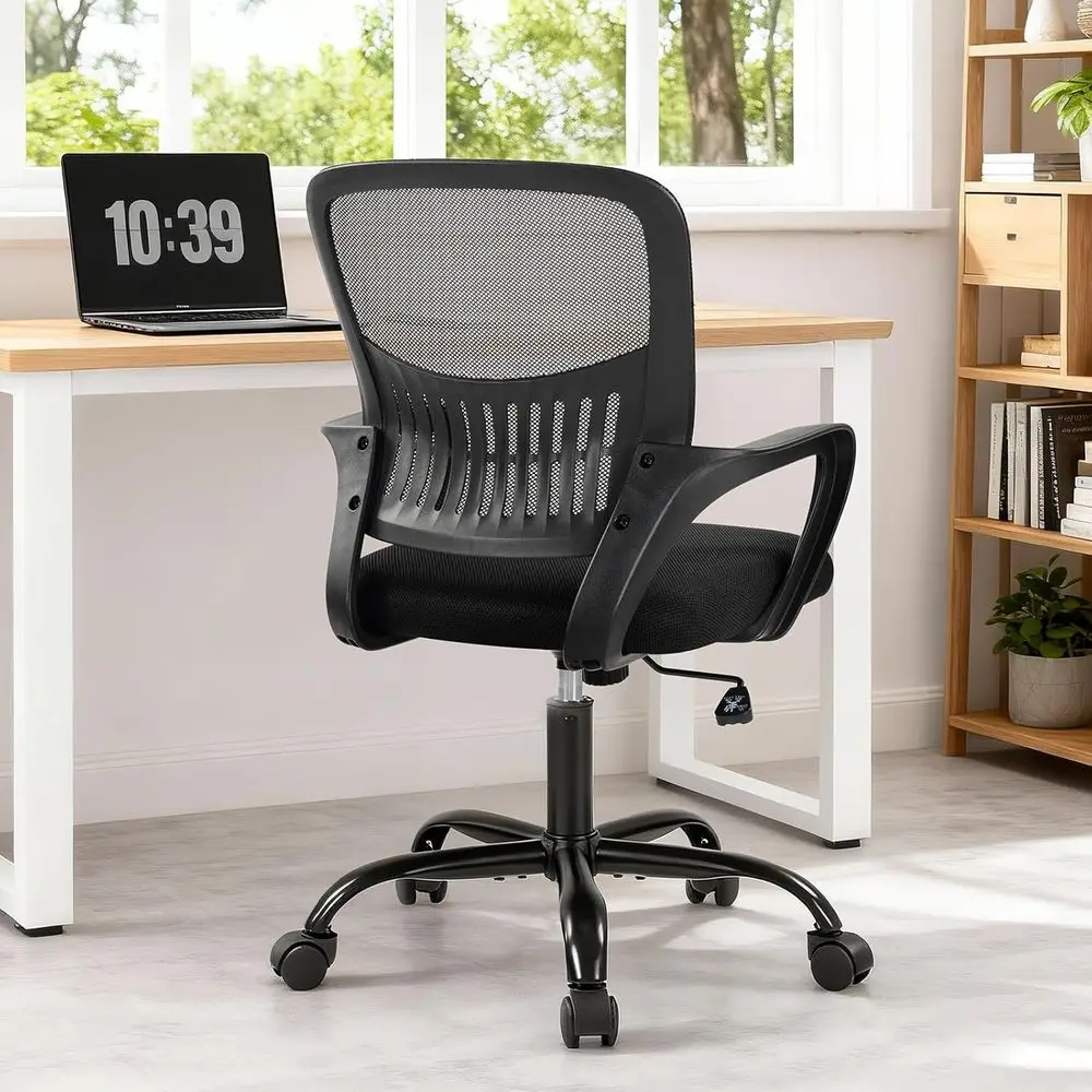 

Home Oice Managerial Executive Chair, Ergonomic Mesh Adjustable Swivel -Back Computer Desk Chair with Comortable Lumbar Support,