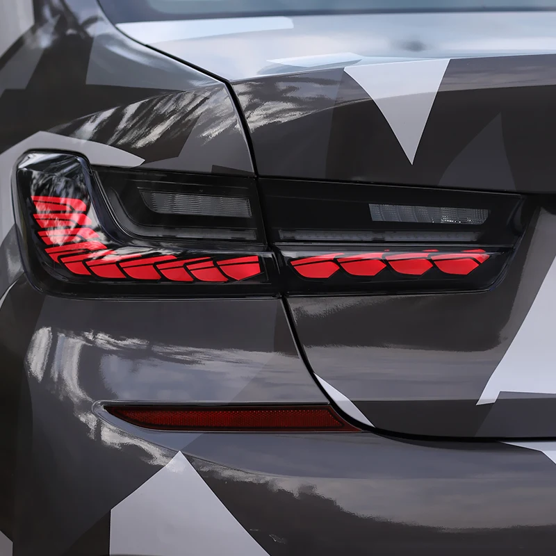 Gut aussehende neue Voll-LED-Rücklichter im Dragon Scale-Stil für 3er-Serie G20 2019–2021, Rücklicht für Autobeleuchtungssystem