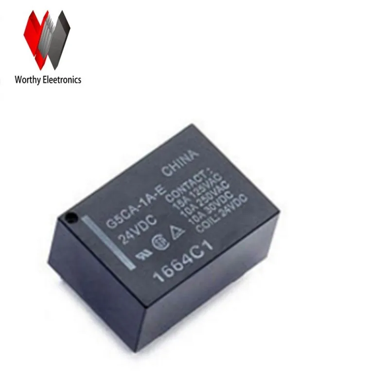 

Free shiping wholesale 10pcs/lot relay G5CA-1A-E-24VDC