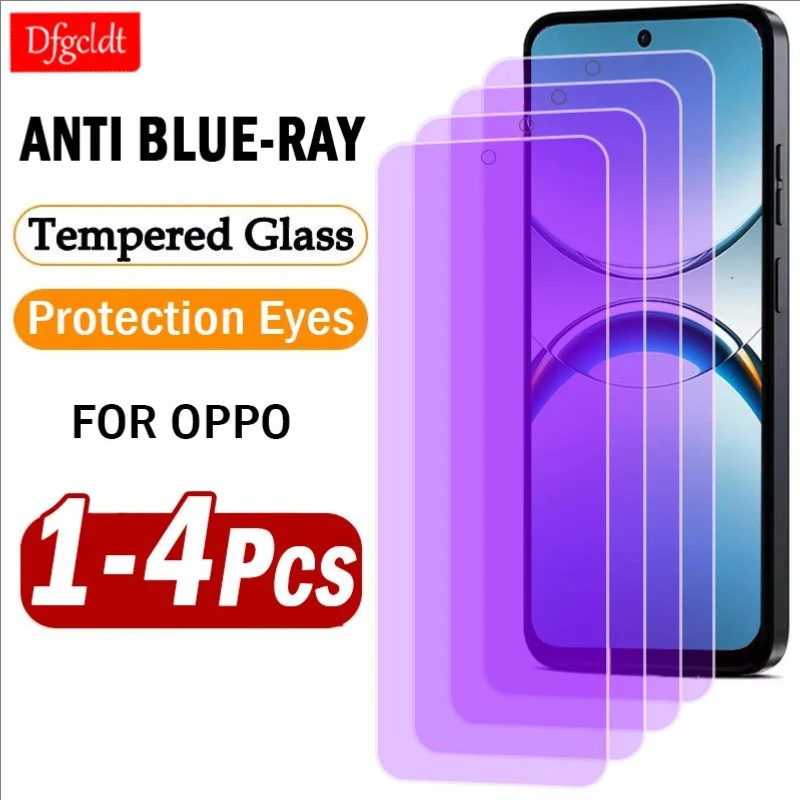 

1-4PCS Anti Blue-ray Screen Protector for Oppo Find X8 Ultra X8s+ Protective Film for Oppo Find X5 X3 X2 Lite Tempered Glass