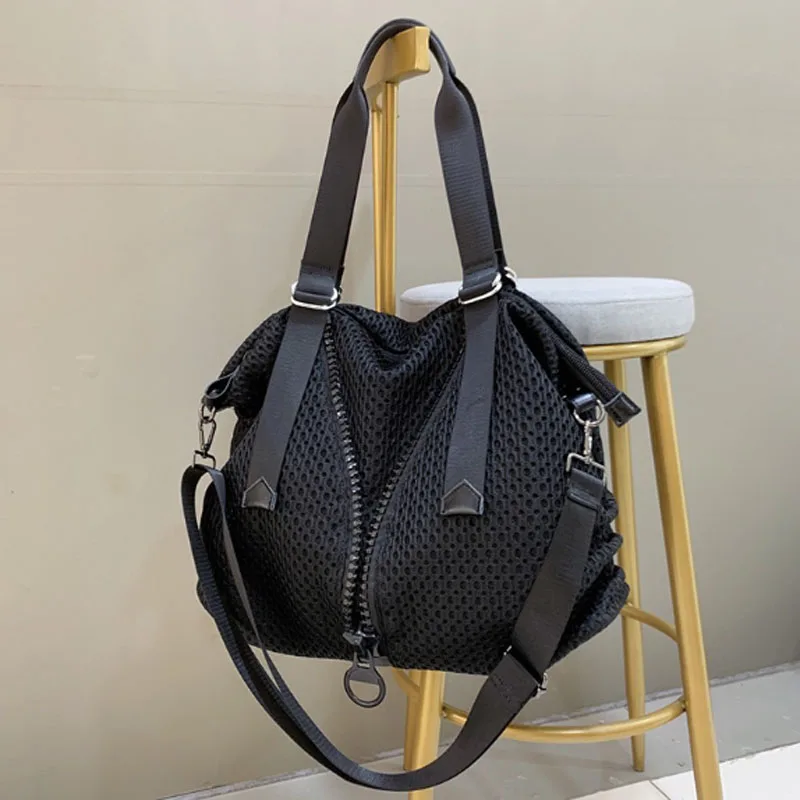 bolsa crossbody nylon para mulheres bolsa de ombro unica grande capacidade bolsa de viagem ziper grande bolsa de lazer novo 2023 2024 01