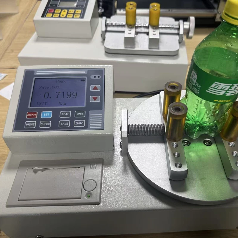 ALIYIQI ANL-PC-1 1N.M/10,21 Kgf.cm/8,862 lbf.in Digital tapa de botella de bebida de agua probador de torsión para pruebas de botellas de plástico PP