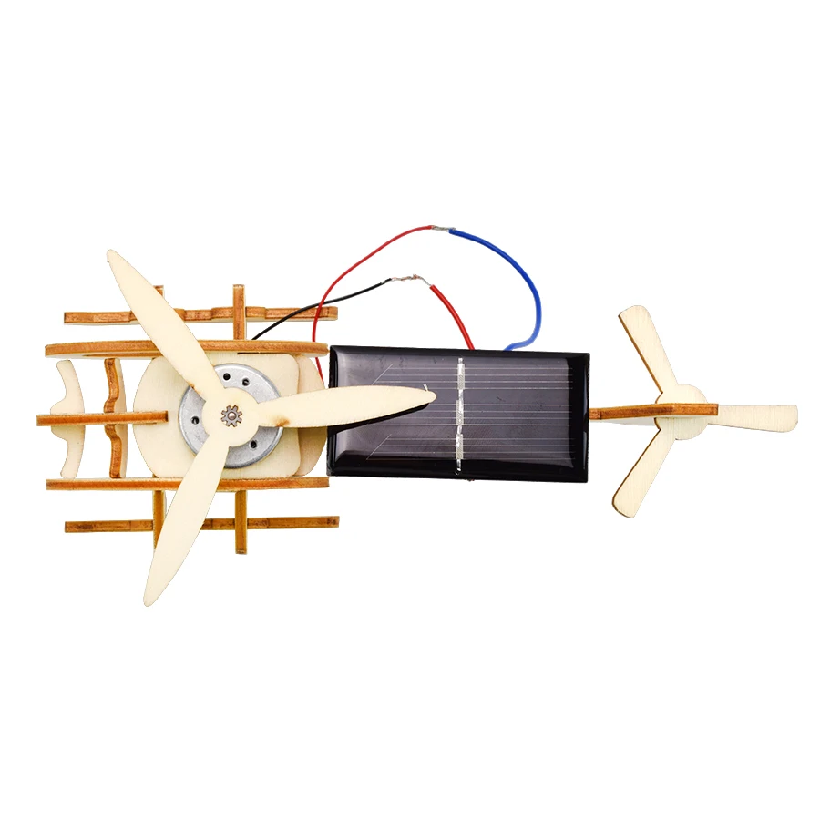 Solar Helicopter Model Kits Speelgoed Voor Jongens Uitvindingen Natuurkunde Speelgoed Handgemaakte Vliegtuigen Diy Kit Hout Model Educatief Speelgoed