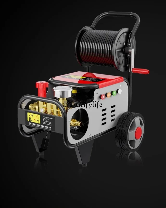 66.L220V New High Voltage Pipeline Dredging Machine High Power Professional Sewage Electric