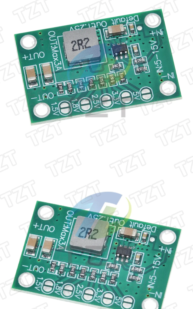 CA1235 3A Einstellbares Leistungsmodul CA-1235 Buck-Leistungsmodul 1,25V 1,5/1,8/2,5/3,3V 5V Ausgang 5-16V Eingang Step-Down Netzteil – Detail 4