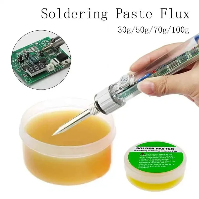 Imagem -02 - Fio de Solda com Rosin Flux Paste mm 30g No-clean Core Projetado Kit de Ferramentas de Solda para Reparo Eletrônico 100g 50g Pcs