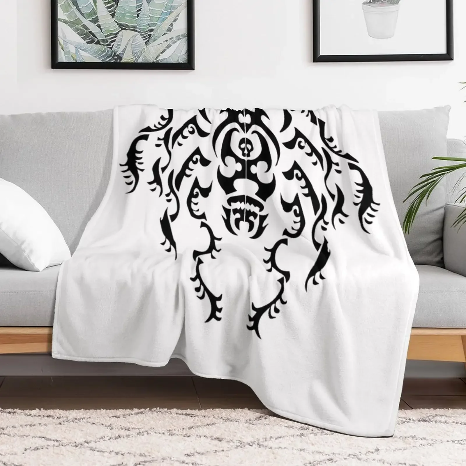 Ran and Rindou Haitani chest Tattoo, Simple design Throw Blanket Bed Fashionable Polar Blankets