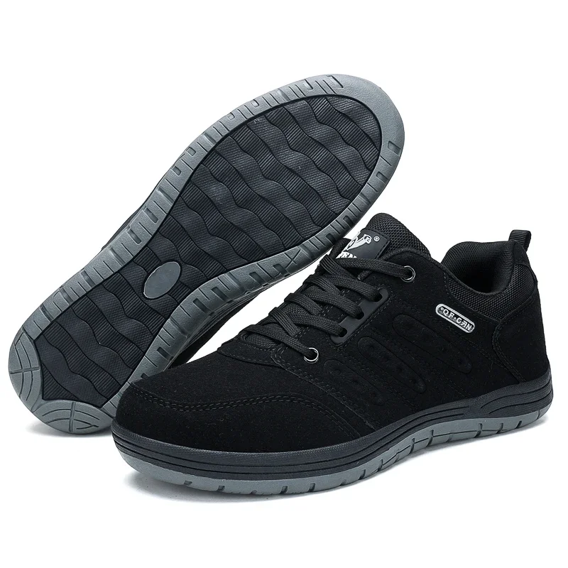 2025 New Style Casual Shoes Men Autumn Work Sneakers Cowboy Suede Footwear Jeans Boy Handmade Retro Leisure Zapatos De Hombre 47