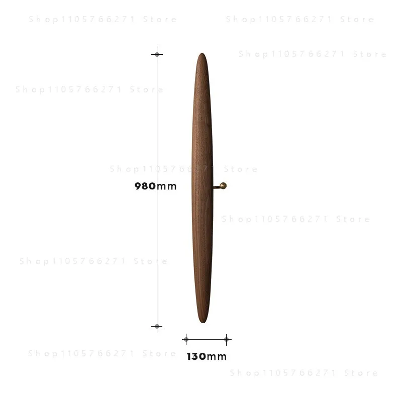 Simplicity Luxury Nordic Wall Hanging Coat Racks Vintage Coat Stand Black Walnut Solid Wood Bedroom Coat Hat Rack Home Japanese