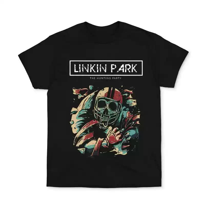 2024 Popular New Linkin Park Rock Band Europe and The United States Short-sleeved T-shirt Clothes for Men and Women Around image 5