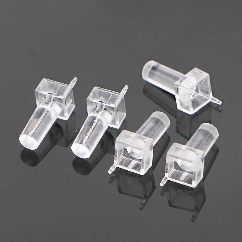 100pcs/lot Vertical Light Pipe SMD Rigid Clear PC Light Guide Pipes VLP-XXX-F