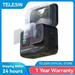 TELESIN Tempered Film For Insta360 Ace Pro 2 Screen Protector Lens Protective Glass Dustproof for Action 5Pro HD Tempered Film