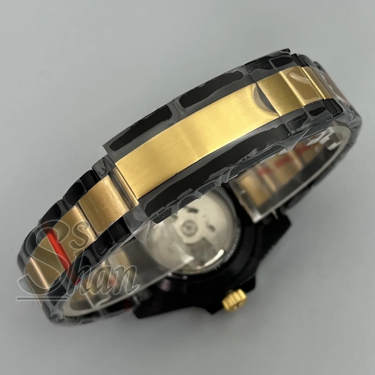 NH35 PT5000 40mm ツートンゴールド メンズ高級ダイビングウォッチ サファイアガラス セラミックベゼル ステンレススチールブレスレット 防水