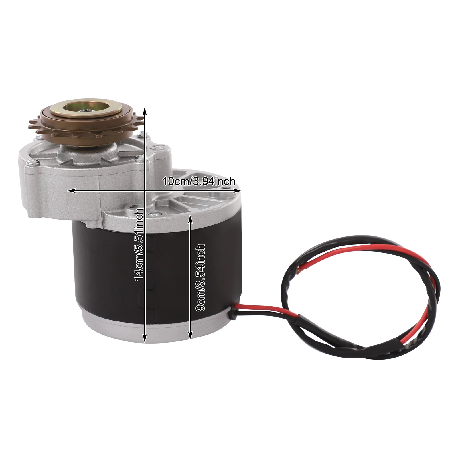 24v250w Electric Conversion Kit for Bike Left Chain Drive Bike Conversion Kit Brushed Pure Copper Motor LED Battery Display