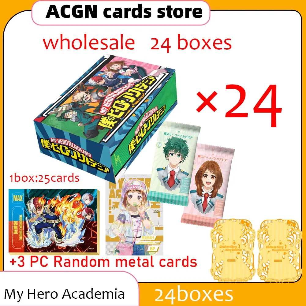 

Wholesale My Hero Academia Cards Cardjoy Box Collection SGR SGP Card Anime Game Battle Trading Card Children Toy Birthday Gift