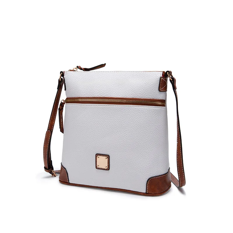 Retro pebble lychee grain texture crossbody bag, multi-color women's bag, fashionable shoulder bag