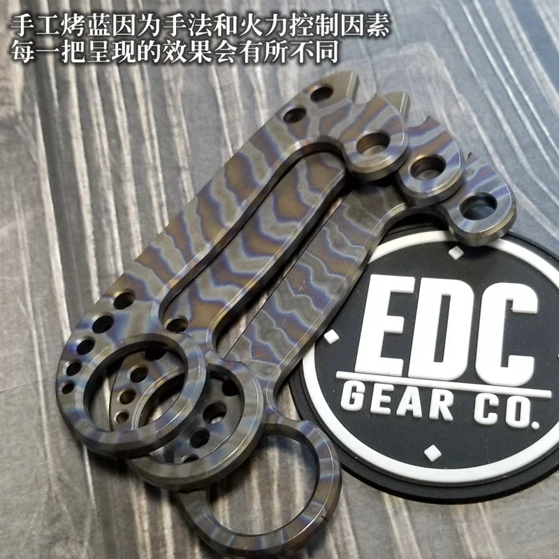 EDC stop tytanu DIY ozdobny klucz akcesoriów wisiorek obrączka Outdoor narzędzia EDC