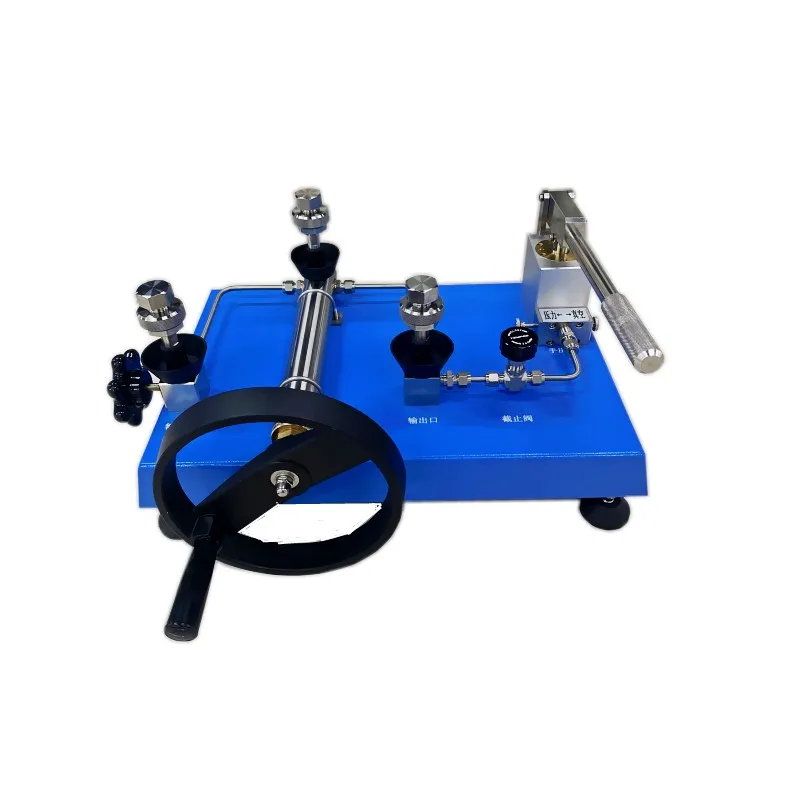 

HSIN616 Настольный пневматический калибратор давления (-0.095-6) МПа