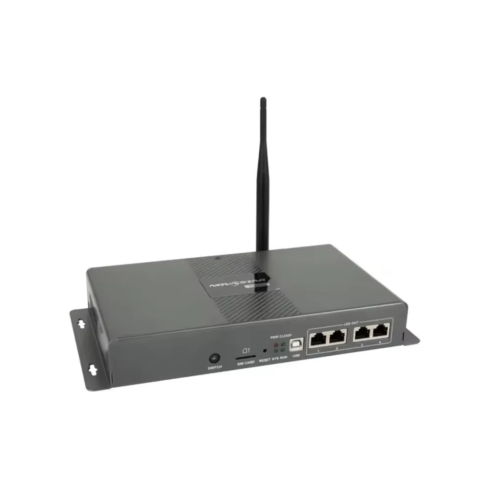 TB60 Novastar Taurus LED-Vollfarbdisplay Multimedia-Player Wifi 4G USB-Controller Sendeebox bis zu 2,3 Millionen Pixel