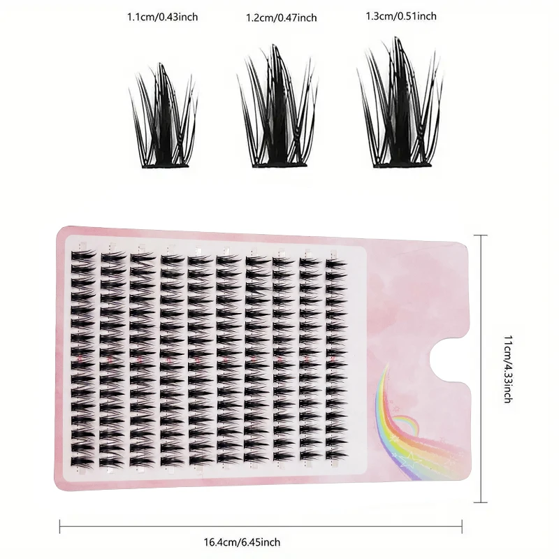 10 sztuk mieszanych sztucznych rzęs, naturalne wzory podkreślające oczy, uniwersalne do codziennych stylizacji makijażu