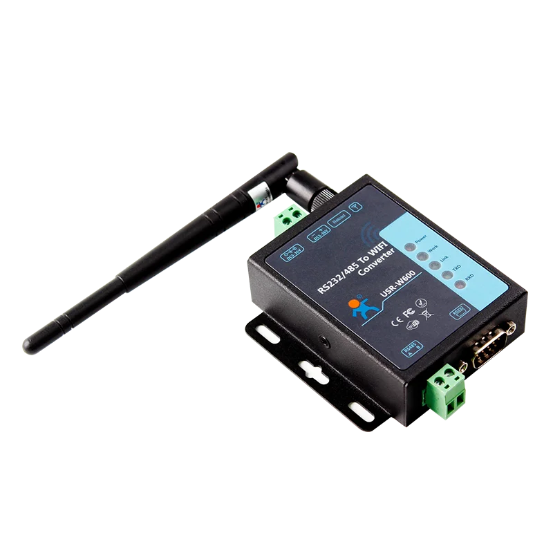 WiFi Wireless Serial Port Server RS232/485 to WiFi Someone USR-W610