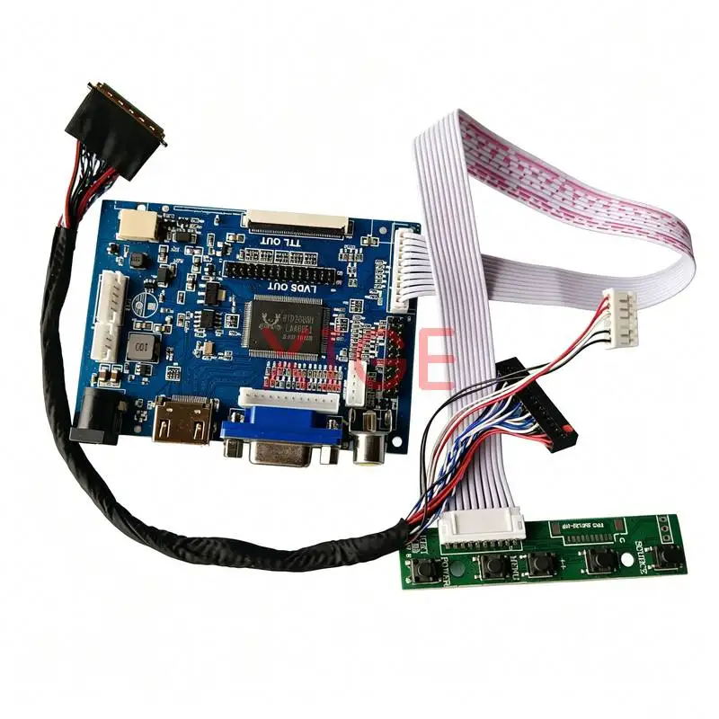 

Drive Board Fit LTN156AT26 LTN156AT23 LTN156AT24 LTN156AT27 LVDS-40 Pin AV+HDMI+VGA Laptop Display Matrix 1366*768 1366x768 Kit