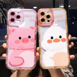 For Honor X8 Case Cartoon Animal Transparent Phone Case Honor x7 Honor x9 5G Honor 8X 9X x10 X20 Honor X6 X7 Bumper Back Cover