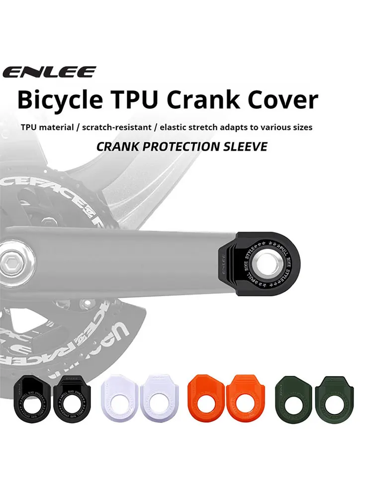 AliExpress enlee ENLEE Bicycle Chainring And Crank Protector Suitable For Mountain Bikes And Folding Bikes Universal Pair