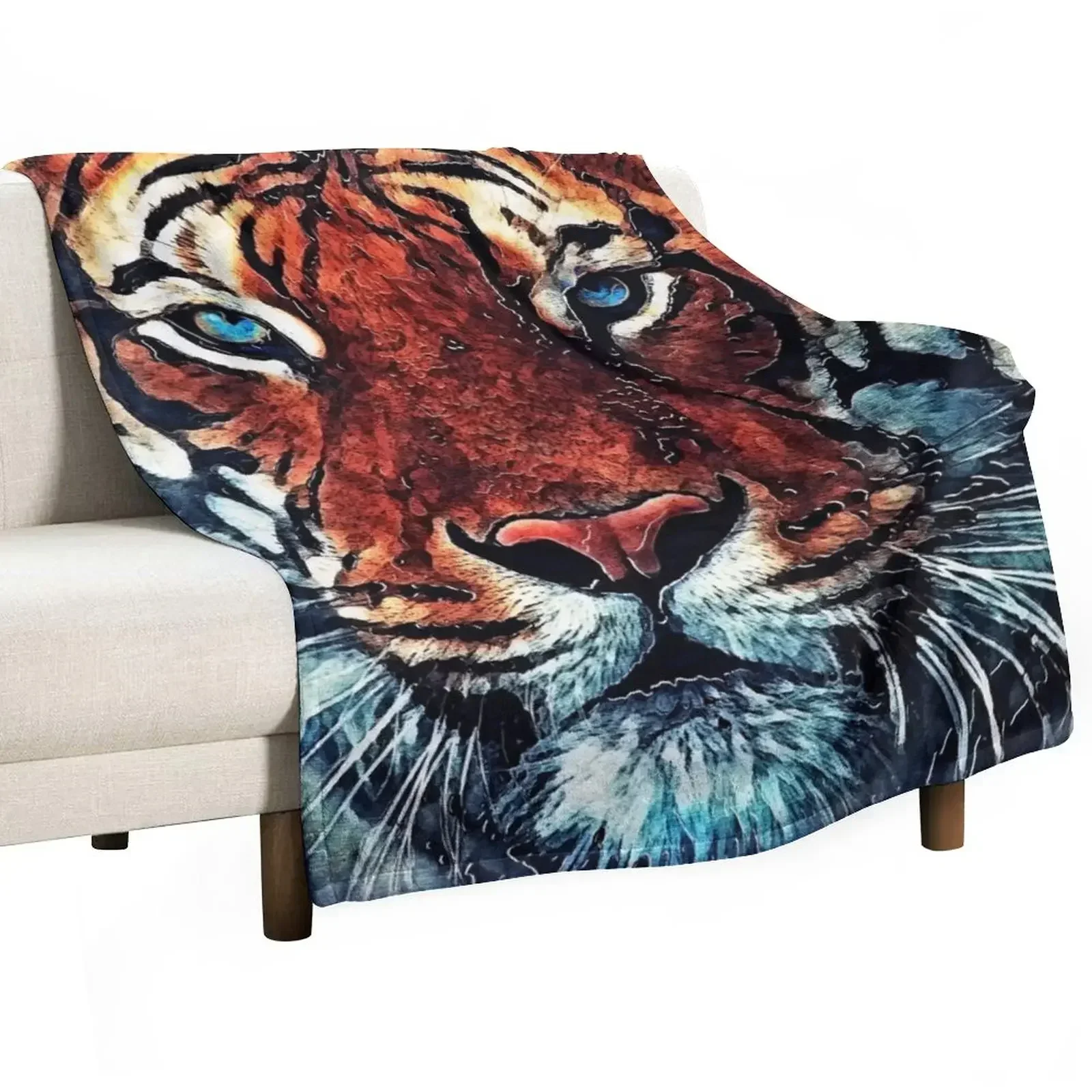 

Tiger spirit #tiger Throw Blanket valentine gift ideas Flannels Summer Blankets