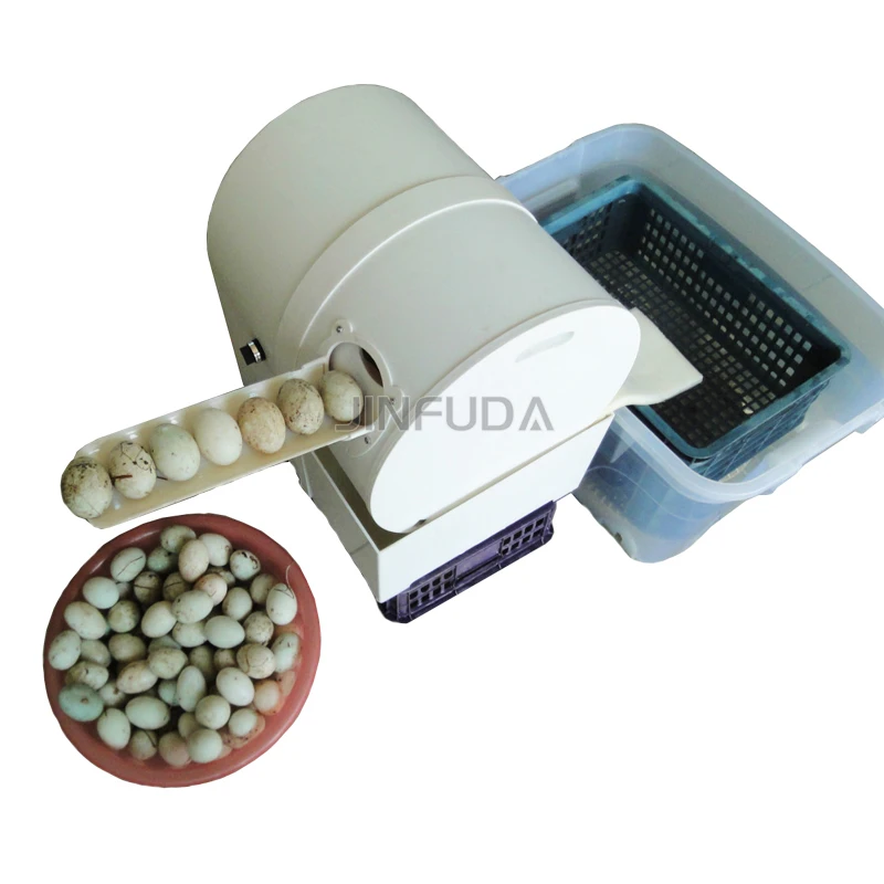 2021 Mini Semi Automatic Egg Fertilized Equipment Brush Clean Washer Wash Cleaner Grader Machine