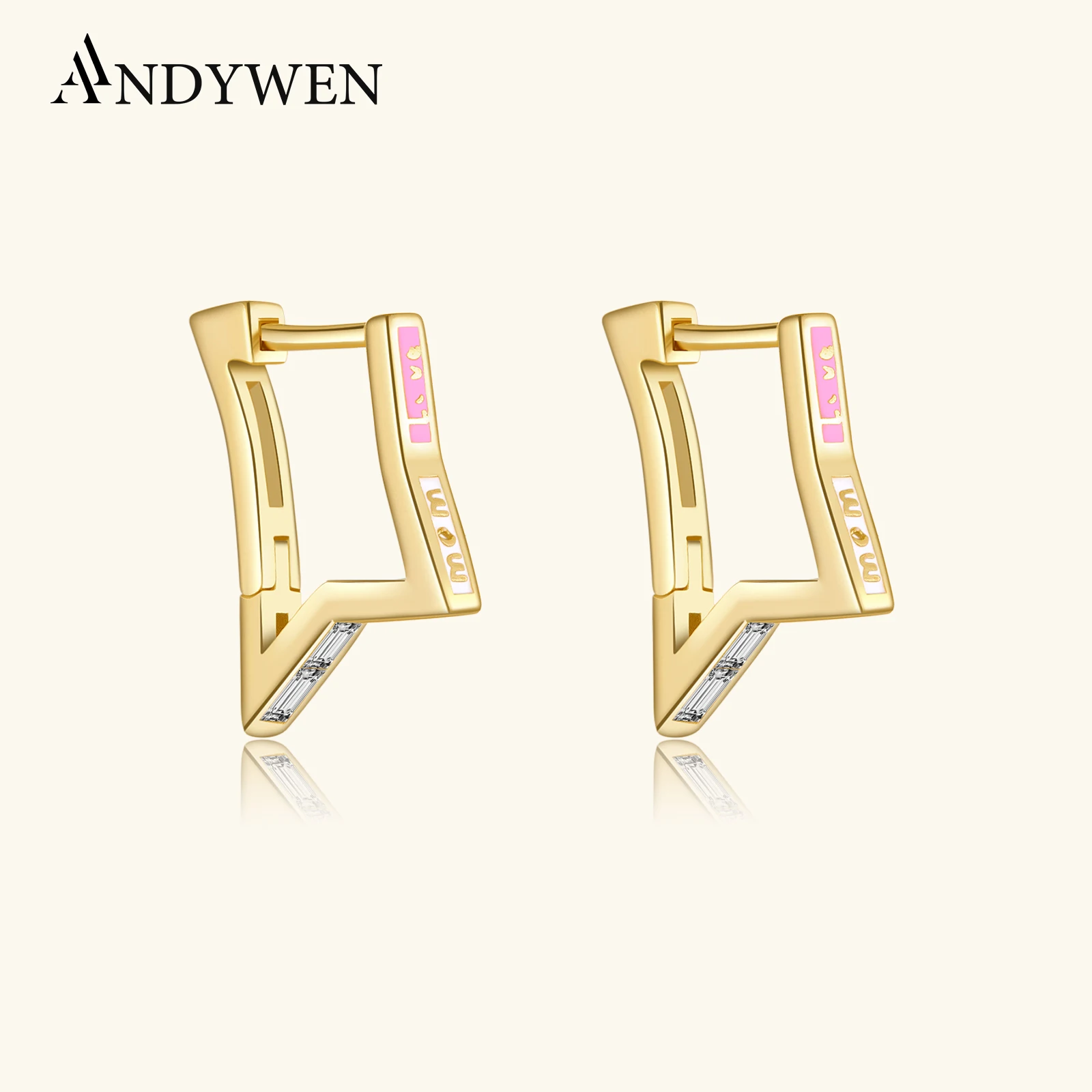 

ANDYWEN, новинка, необычное женское модное ювелирное изделие из стерлингового серебра 925 пробы, оригинальный роскошный подарок на день рождения, изящные украшения