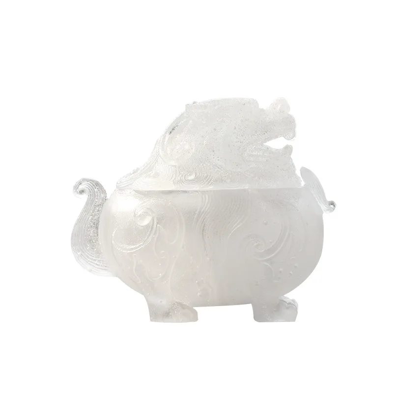 

Glazed incense burner ornaments, accessories, gifts, tea sets, new Chinese style