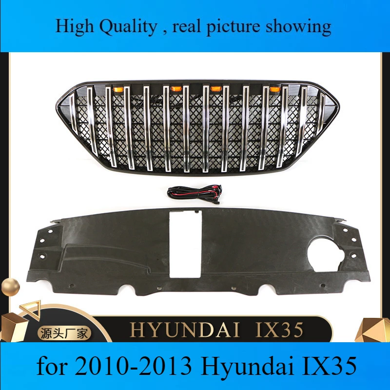 

car Front Bumper Grill Center Grille for 2010-2013 Hyundai IX35 Grille auto Racing grills