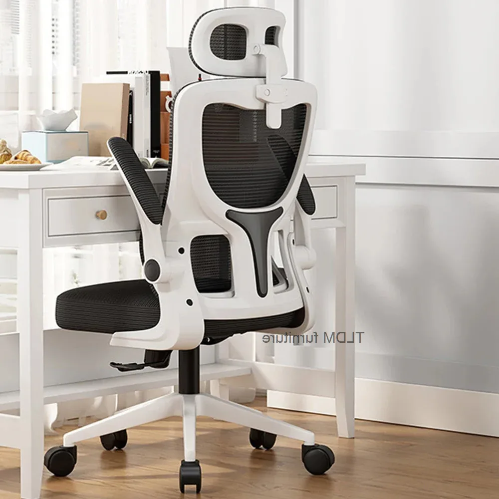 Furniture Lifting Capacity Adjustment Leather Elastic Strong Comfort Load-Bearing Rotating Office And Durable Chair  Breathable