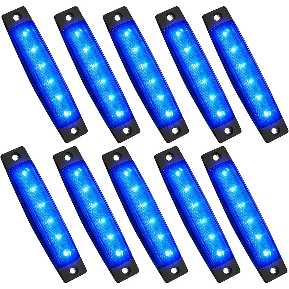 

10 шт. светодиодные фонари для наружного освещения автомобиля, светящиеся колеса, крыла, колодца, комплекты освещения, водонепроницаемые для гольф-кара, Wrangler offroad t