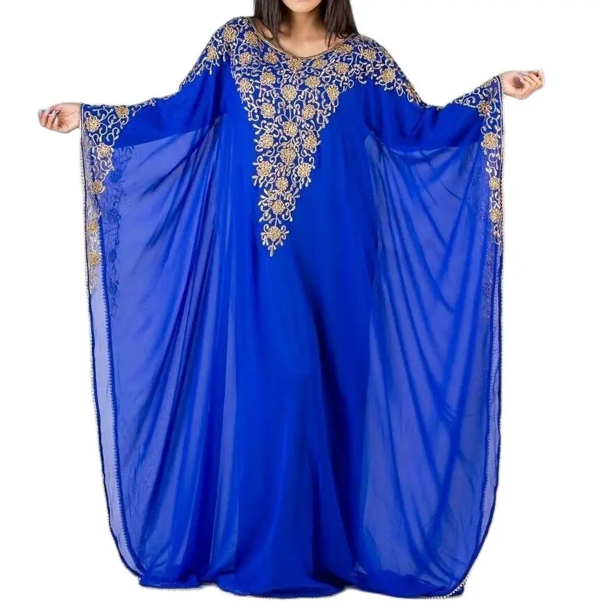 

Arab Dress Moroccan Dubai Long Shirt Farasha Dress Exquisite Long Dress 54 Inches