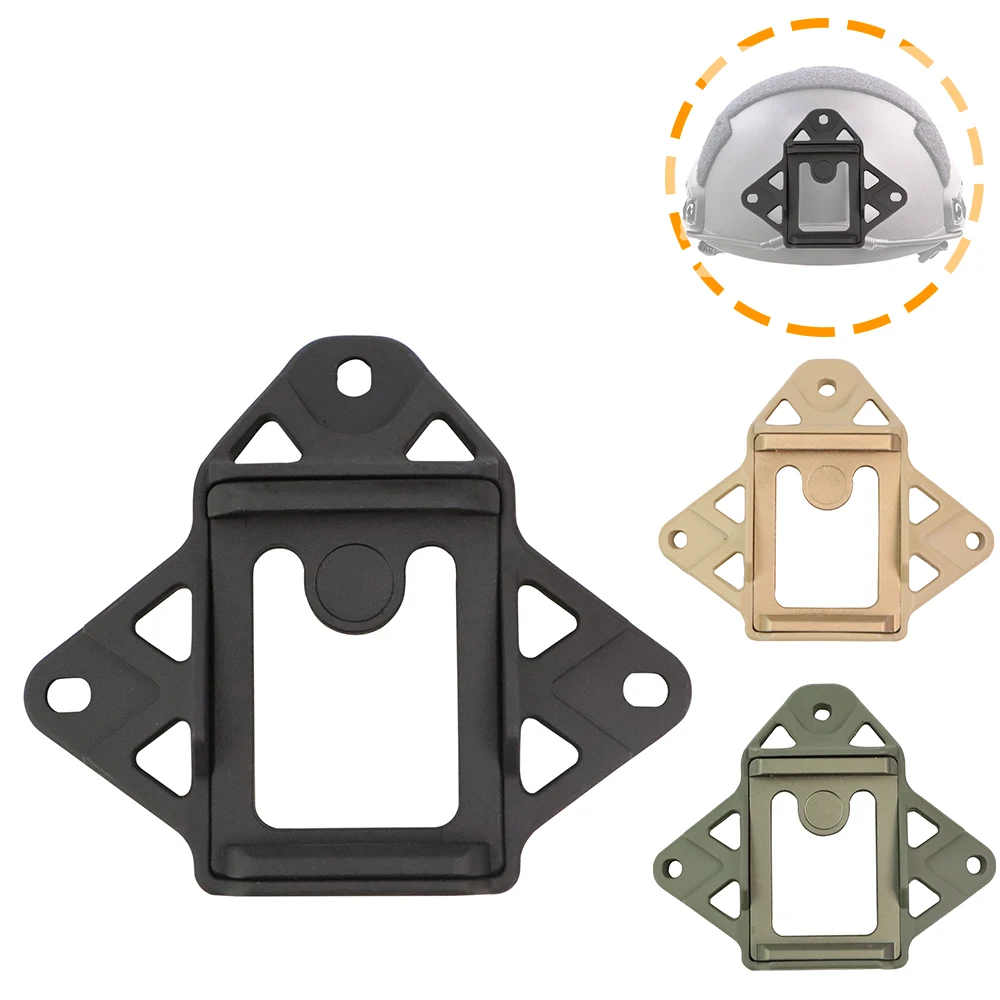 

Тактический шлем BOOIU, кожух VAS, адаптер с тремя отверстиями, алюминиевый сплав для FAST AF Wendy NVG, кронштейн для шлема, аксессуары