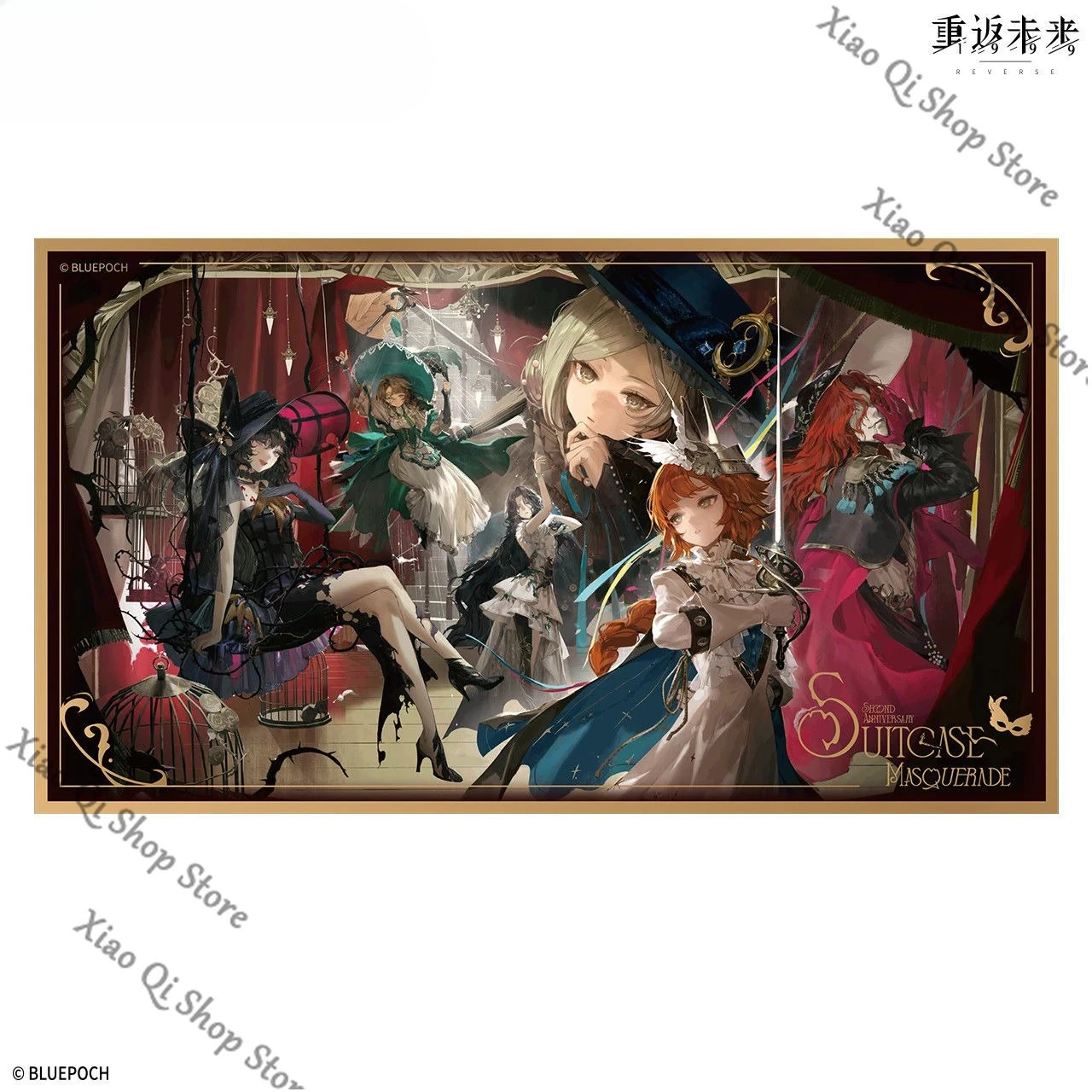 العكسي الأصلي الرسمي: 1999 عنصر رباعي من الورق الأكريليك الملون، إصدار جامعي عالي المظهر