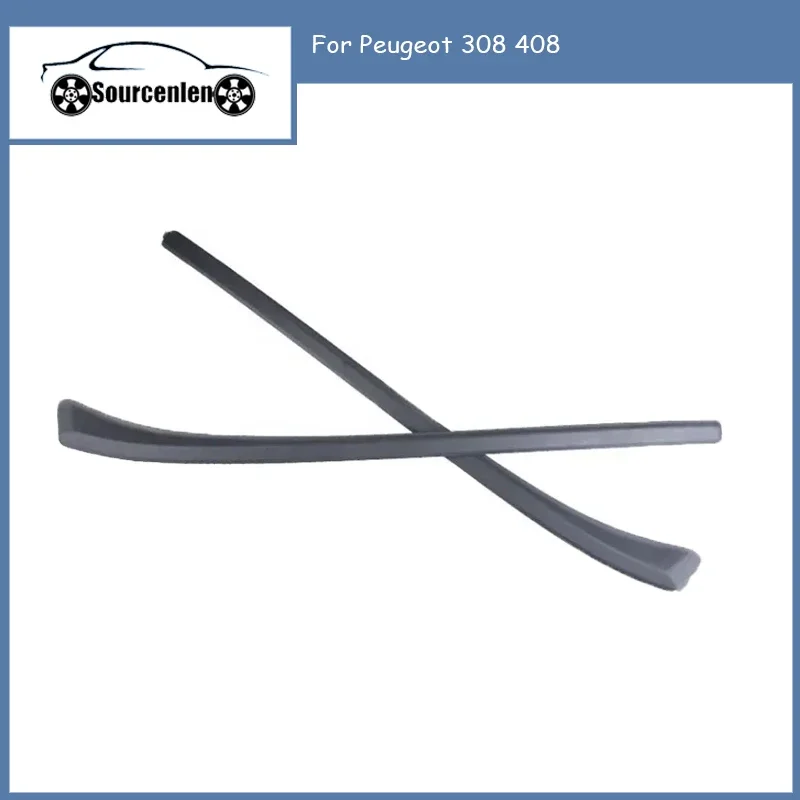 For Peugeot 308 408 Windshield Side Pillar Molding Cover Winscreen Window Trim 8120AK 8120AJ