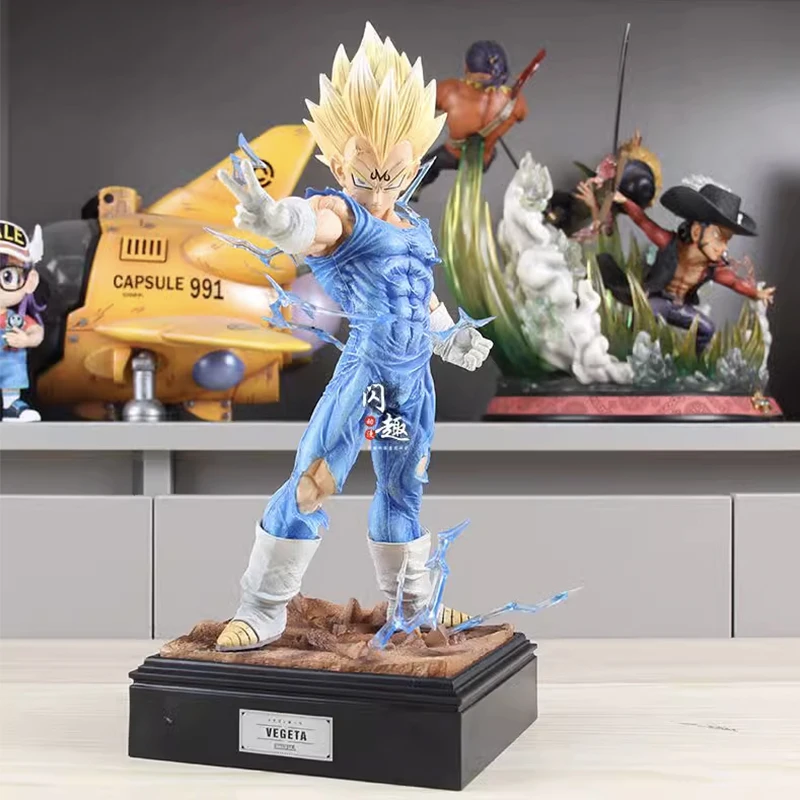 

30cm Dragon Ball Z Majin Vegeta Action Figure Toys Anime DBZ Vegeta Figuras Collection Model Desktop Decoration Gift for Kids