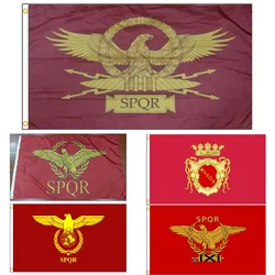 60x90cm 90x150cm SPQR Roman Empire Senate and People of Rome Flag