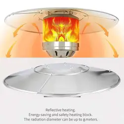 Patio Heater Reflector Shield Propane Heat Reflector Shield Top For Outdoor Heaters Windshield Propane Patio Heaters For Outdoor