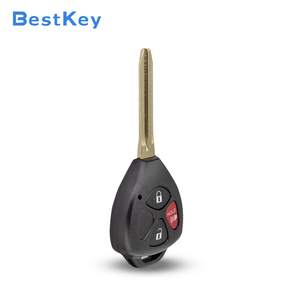 Best Key Key Fob Shell 2/3/4 Button Suitable for TOY43 TOY48 Blade Repair Shell for Toyota Camry Corolla RAV4 Yaris Venza Crown